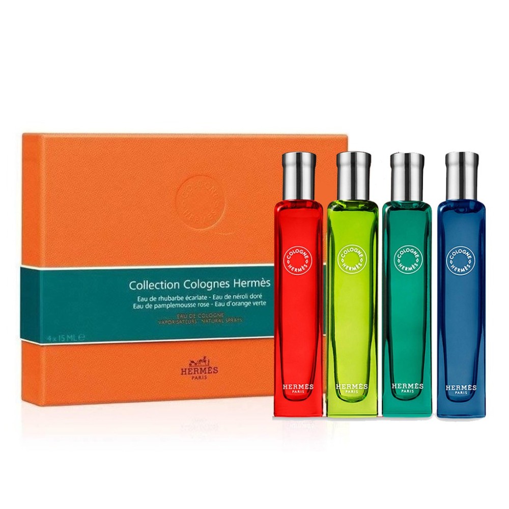 HERMES 愛馬仕 Colognes 經典中性古龍水禮盒15mlx4入