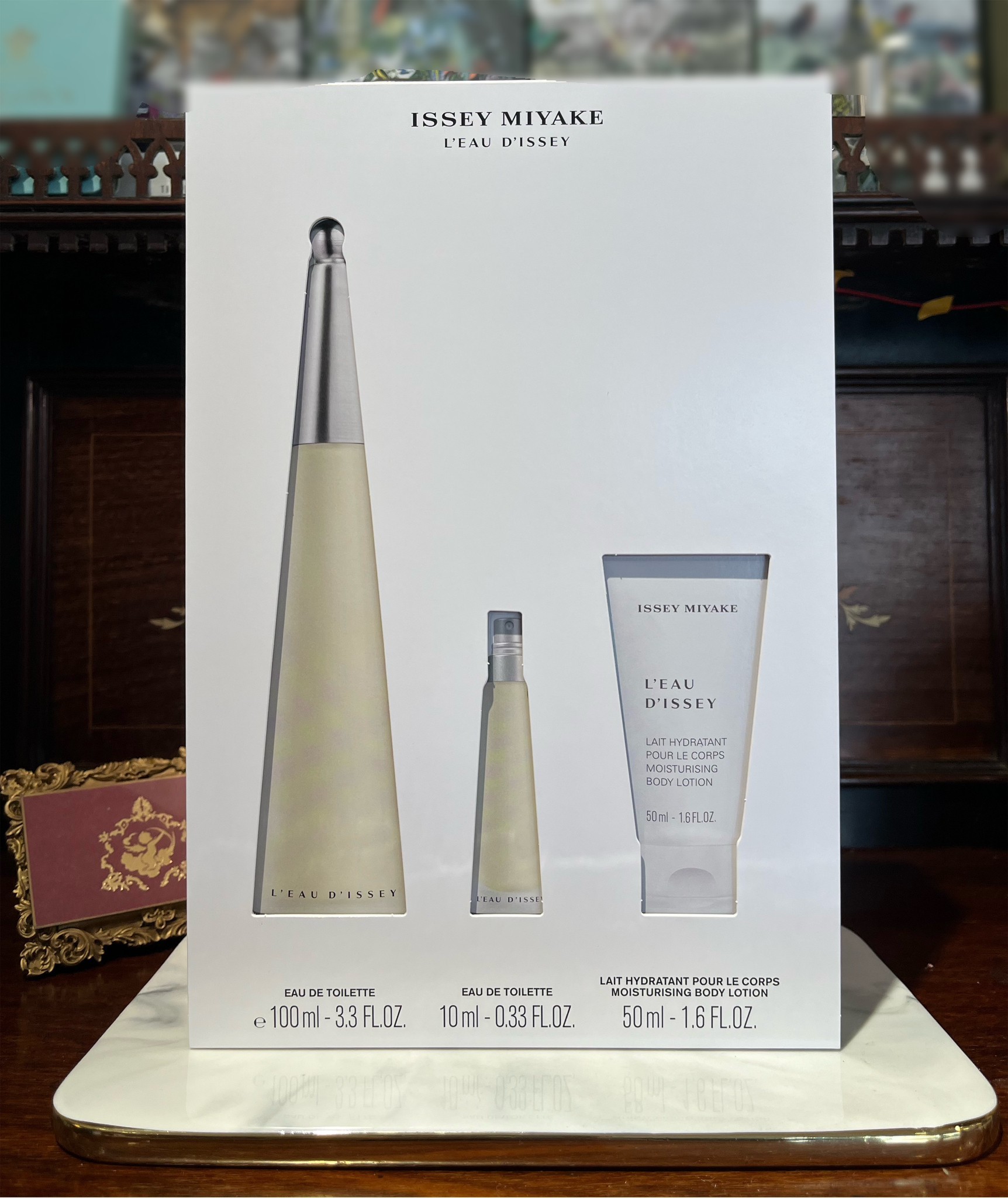 ISSEY MIYAKE 三宅一生 一生之水女性淡香水禮盒(淡香水100ml+隨身瓶10ml+身體乳50ml)