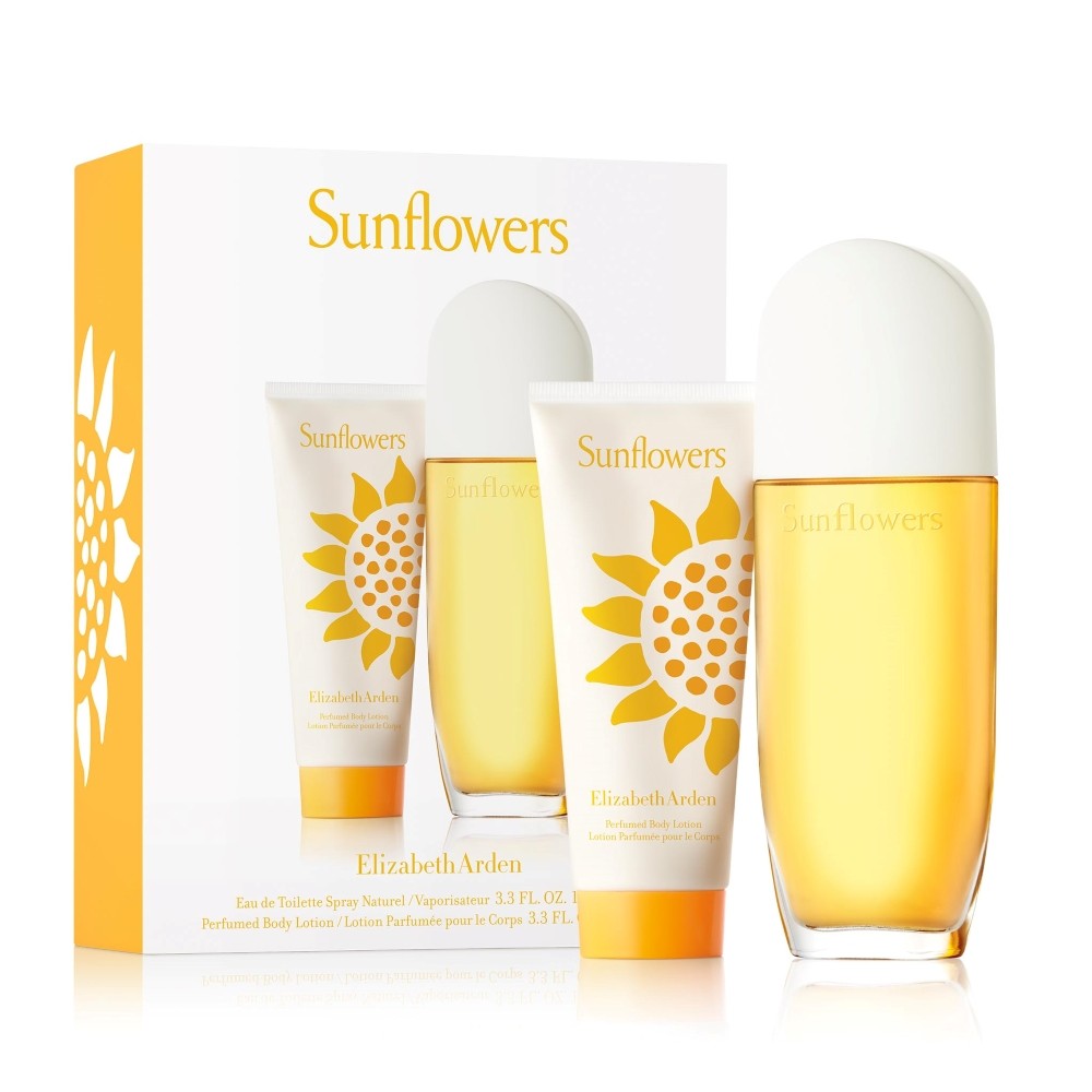 《母親節禮物》ELIZABETH ARDEN 伊莉莎白雅頓 SUNFLOWER香氛經典組(淡香水100ml+身體乳100ml)