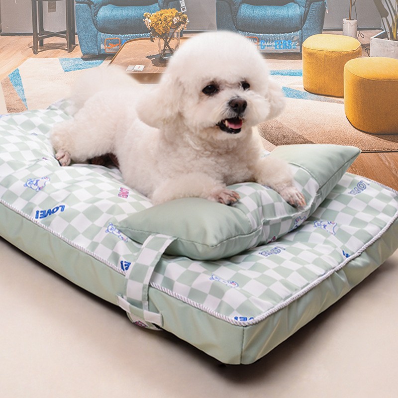 寵物格紋沙發床 貓床 狗床