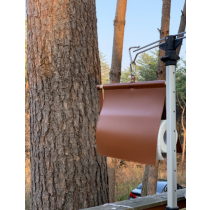 《現貨》深棕色戶外露營 野餐 皮革捲筒衛生紙架