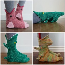 聖誕針織動物造型襪子（預購）