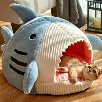 鯊魚造型貓床貓窩