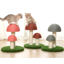 劍麻蘑菇造型貓抓柱